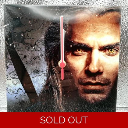 The Witcher Ceramic Tile Wall Clock - Henry Cavill